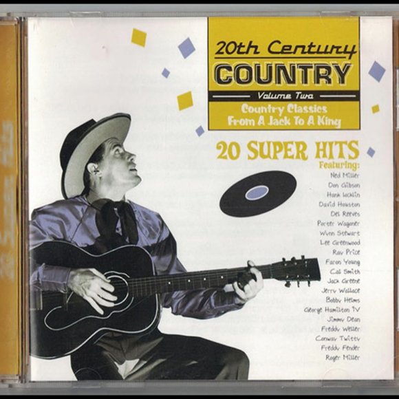 rare 20th Century County CD - Volume Two - 20 Super Country Classic Hits - 1998 - Picture 1 of 2